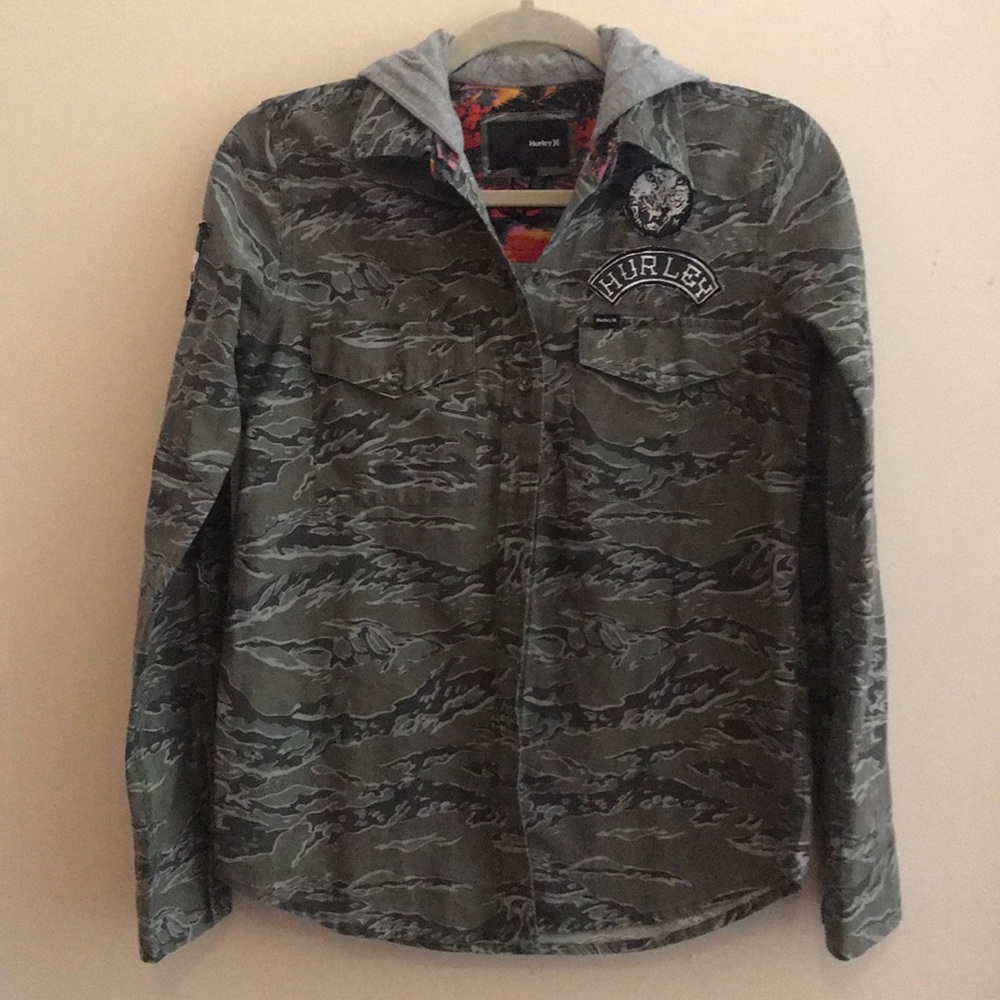Hurley Tiger Camo shirt jacket